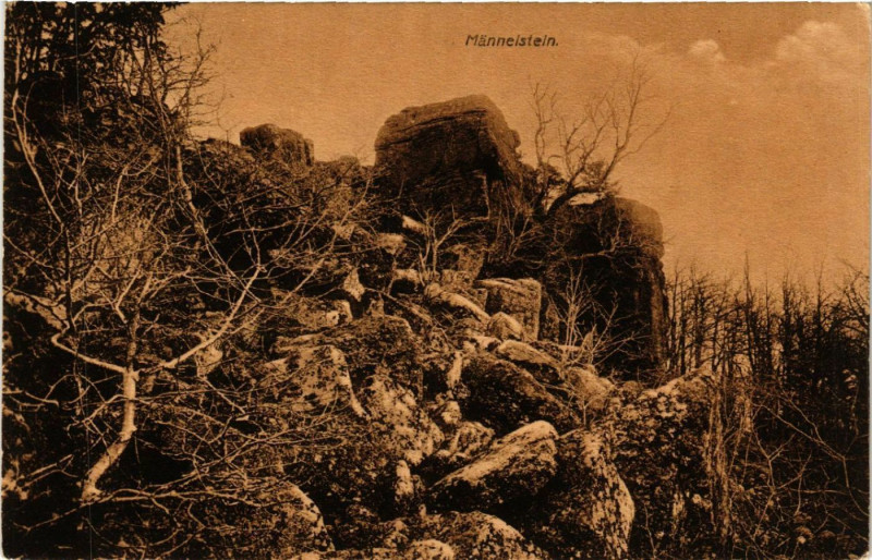 Carte postale ancienne Mannelstein