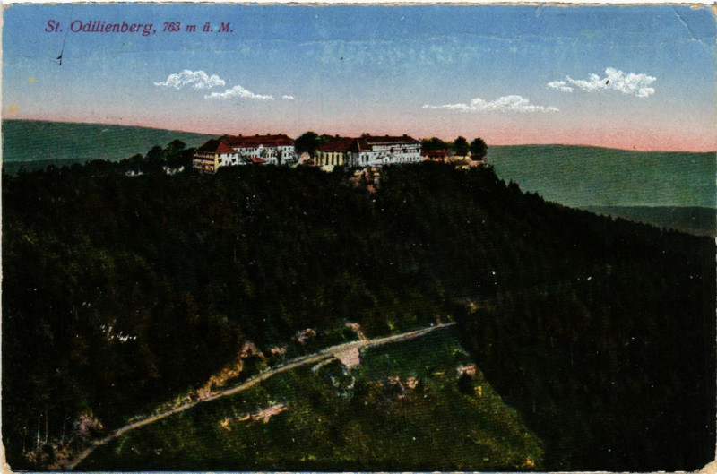 Carte postale ancienne Saint-Odilienberg 763 m u. M. à Berg