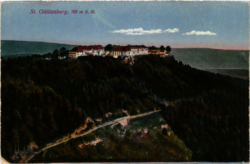 Carte postale ancienne Saint-Odilienberg 763 m u. M. à Berg