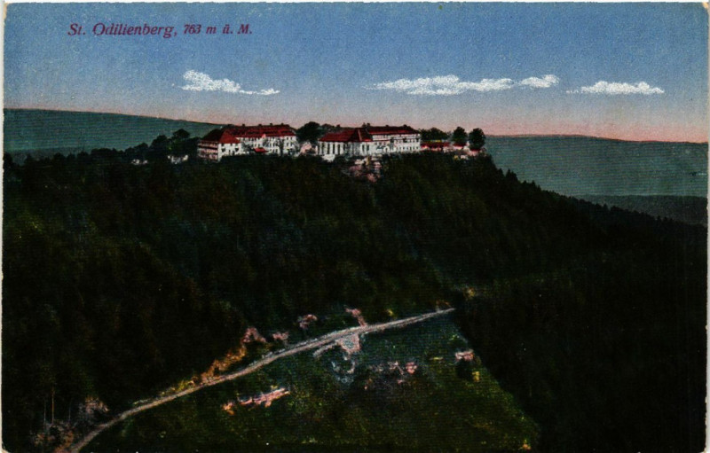 Carte postale ancienne Saint-Odilienberg 763 m u. M. à Berg