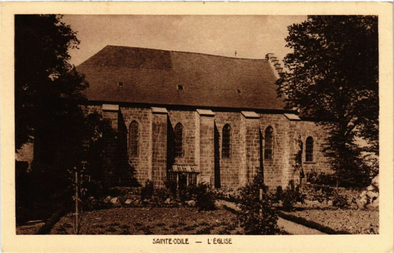 Carte postale ancienne Sainte-Odile - L'Eglise