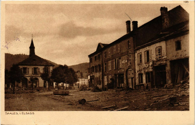 Carte postale ancienne Saales i. Elsass à Saales