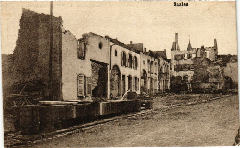 Carte postale ancienne Saales à Saales