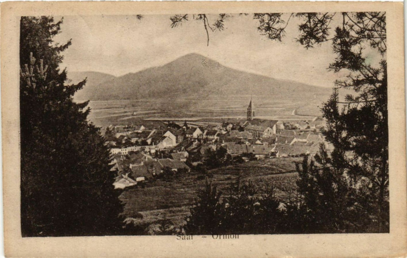 Carte postale ancienne Saal - Ormon