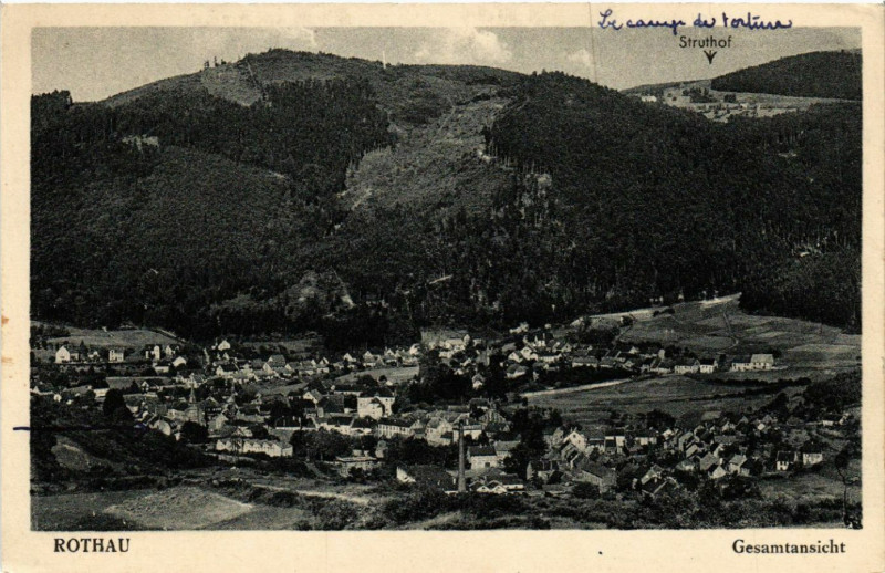 Carte postale ancienne Rothau - Gesamtansicht à Rothau