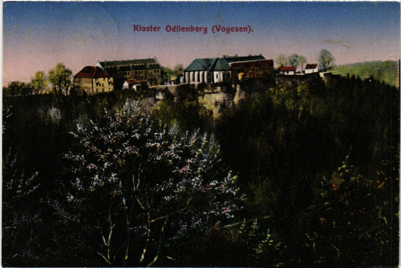 Carte postale ancienne Kloster Odilienberg à Berg