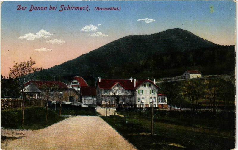 Carte postale ancienne Der Donon b. Schirmeck à Schirmeck