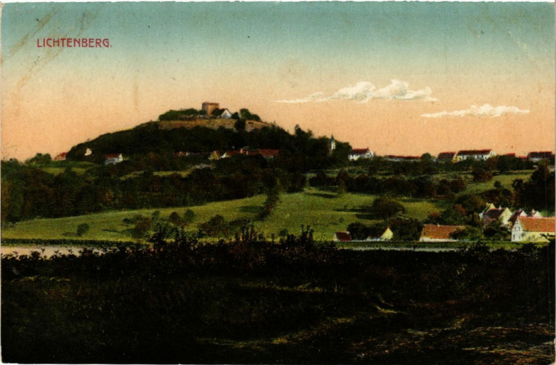 Carte postale ancienne Lichtenberg à Lichtenberg