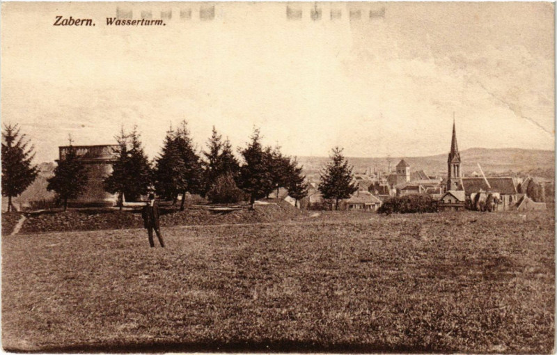 Carte postale ancienne Zabern Wasserturm