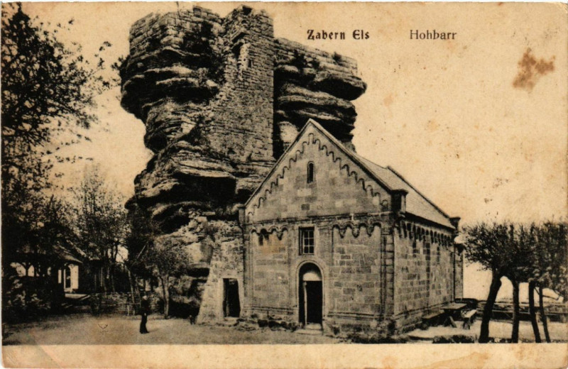 Carte postale ancienne Zabern Hoh-Barr à Barr