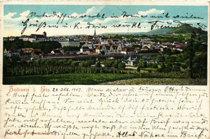 Carte postale ancienne Zabern