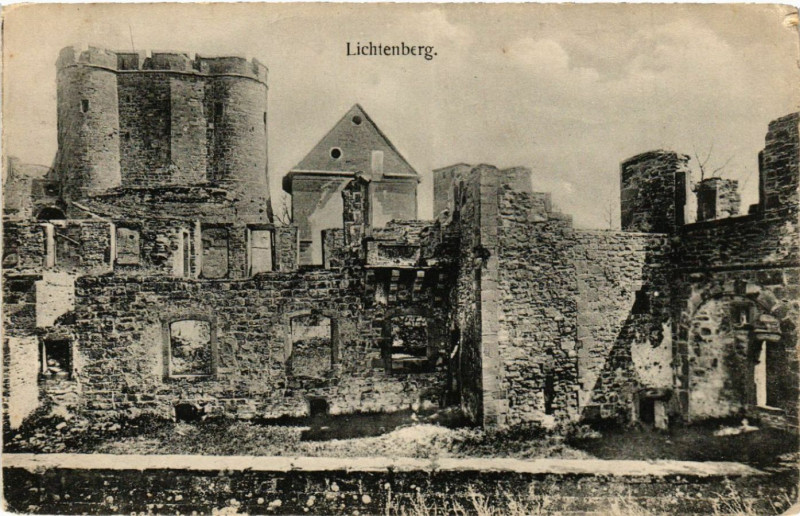 Carte postale ancienne Lichtenberg à Lichtenberg
