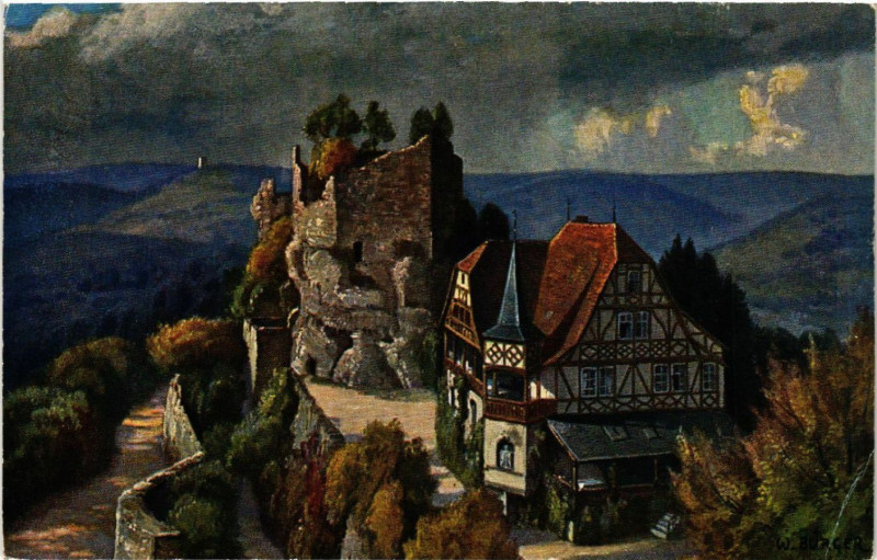 Carte postale ancienne Hohbarr b. Zabern à Barr