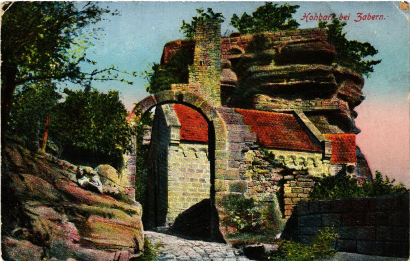 Carte postale ancienne Hohbarr b. Zabern à Barr