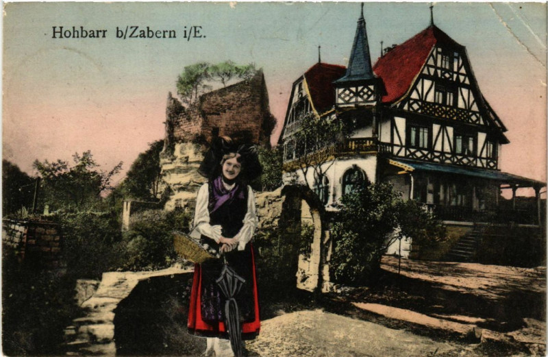 Carte postale ancienne Hohbarr b. Zabern à Barr
