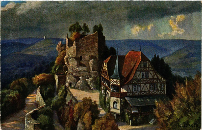 Carte postale ancienne Hohbarr b. Zabern à Barr