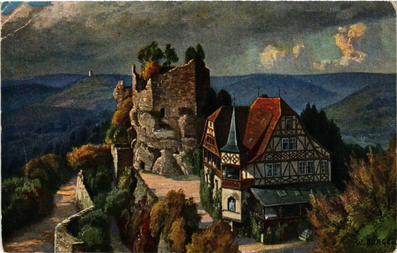 Carte postale ancienne Hohbarr b. Zabern à Barr