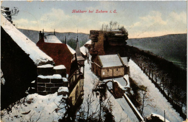 Carte postale ancienne Hohbarr b. Zabern à Barr