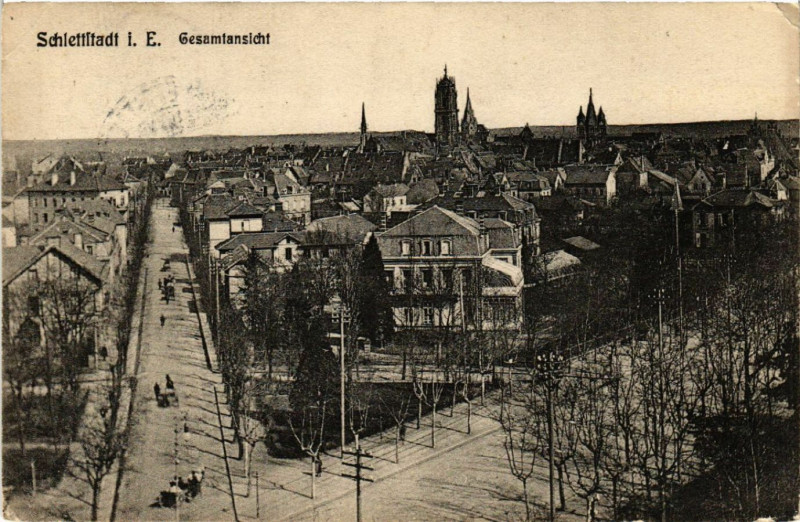Carte postale ancienne Schlettftadt i. E. - Gesamtansicht