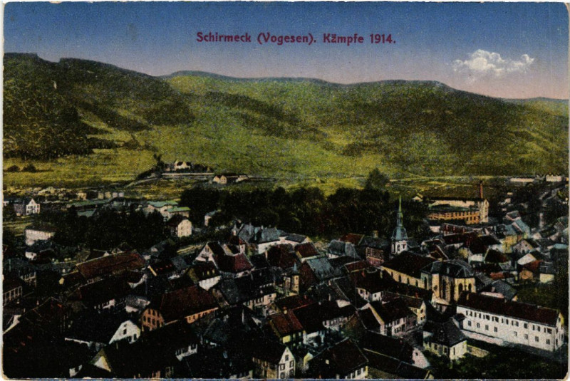 Carte postale ancienne Schirmeck. Kampfe 1914 à Schirmeck
