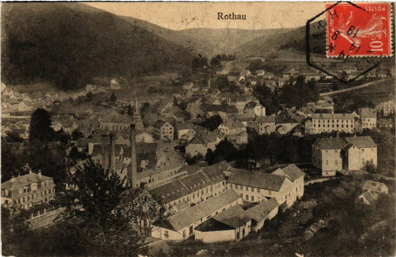 Carte postale ancienne Rothau à Rothau