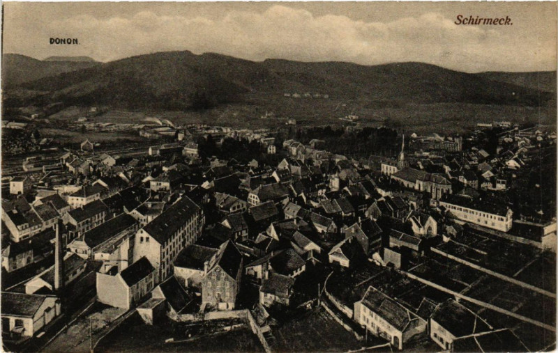 Carte postale ancienne Donon - Schirmeck à Schirmeck
