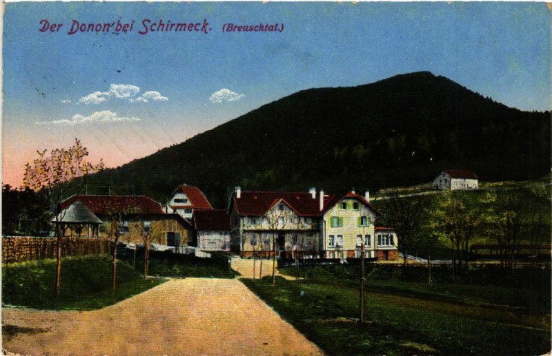 Carte postale ancienne Der Donon b. Schirmeck à Schirmeck