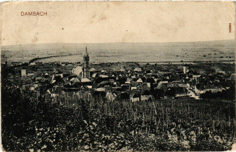 Carte postale ancienne Dambach à Dambach