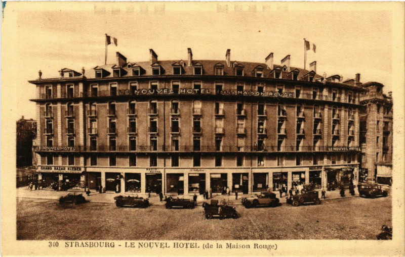 Carte postale ancienne Strassburg Le Nouvel Hotel