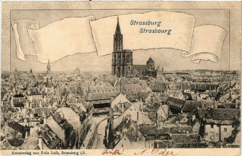 Carte postale ancienne Strassburg