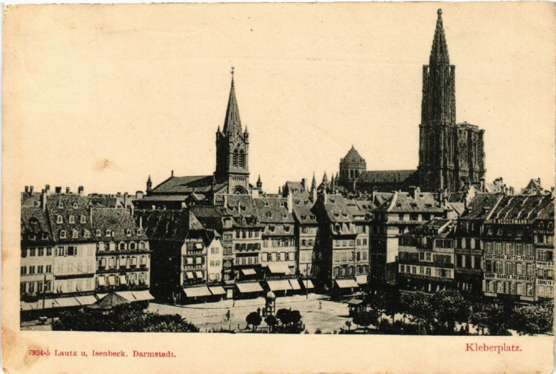 Carte postale ancienne Place Kleber