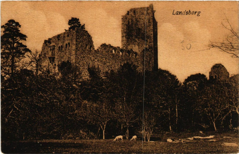 Carte postale ancienne Landsberg à Berg