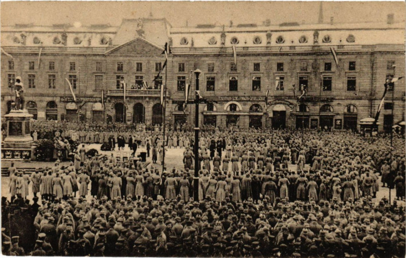 Carte postale ancienne Feldgottesdienst auf dem Kleberplatz