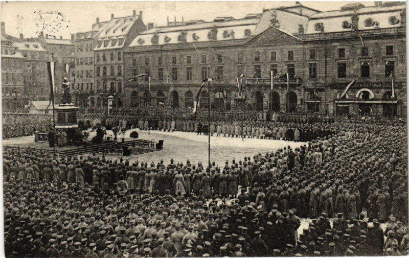 Carte postale ancienne Feldgottesdienst auf dem Kleberplatz