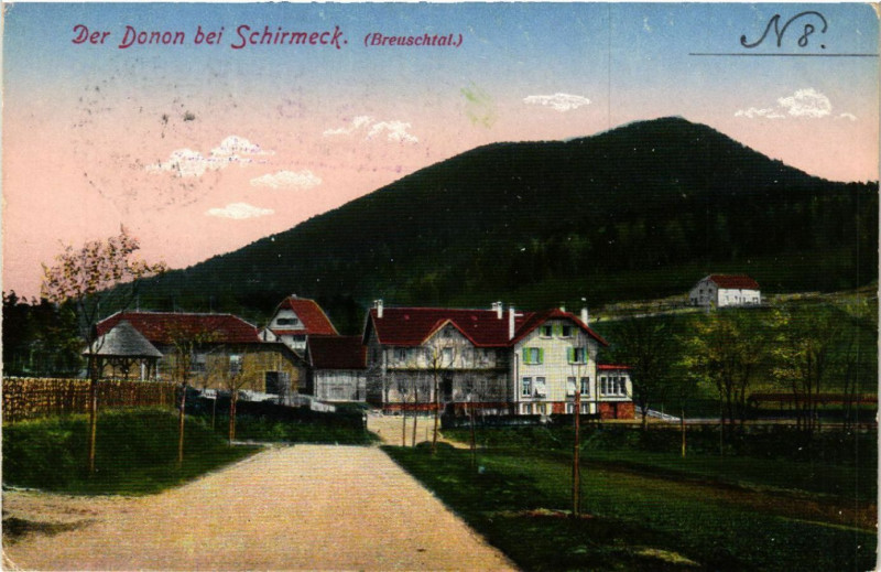 Carte postale ancienne Der Donon b. Schirmeck à Schirmeck