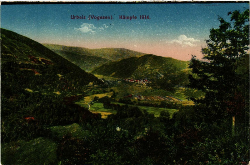 Carte postale ancienne Urbeis Vogesen à Urbeis