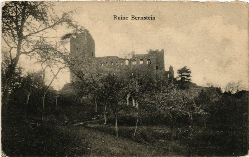 Carte postale ancienne Ruine Bernstein