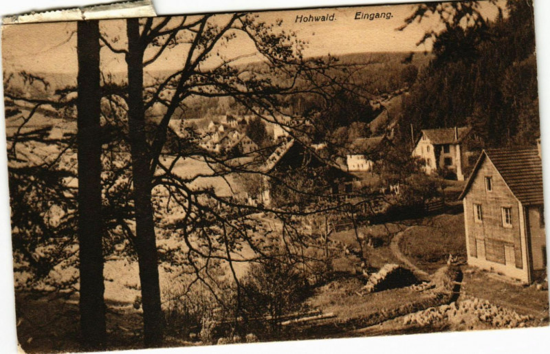Carte postale ancienne Hohwald-Eingang
