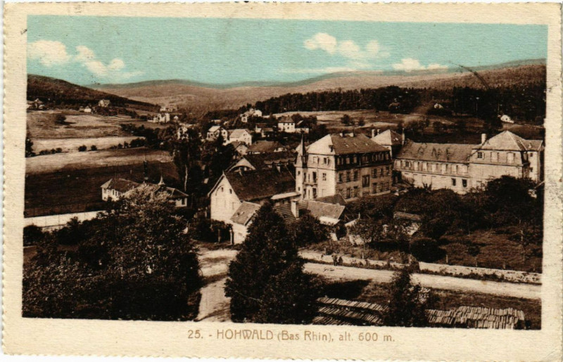 Carte postale ancienne Hohwald Bas-Rhin