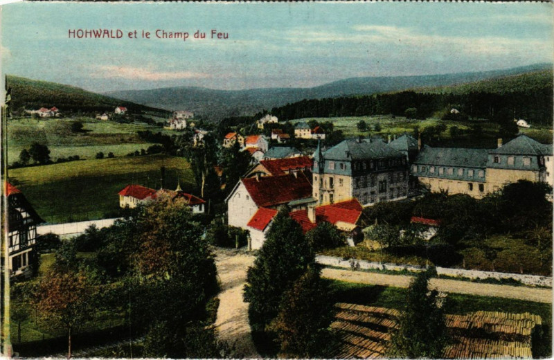 Carte postale ancienne Hohwald et le Champ du Feu