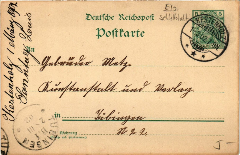 Carte postale ancienne Elsass