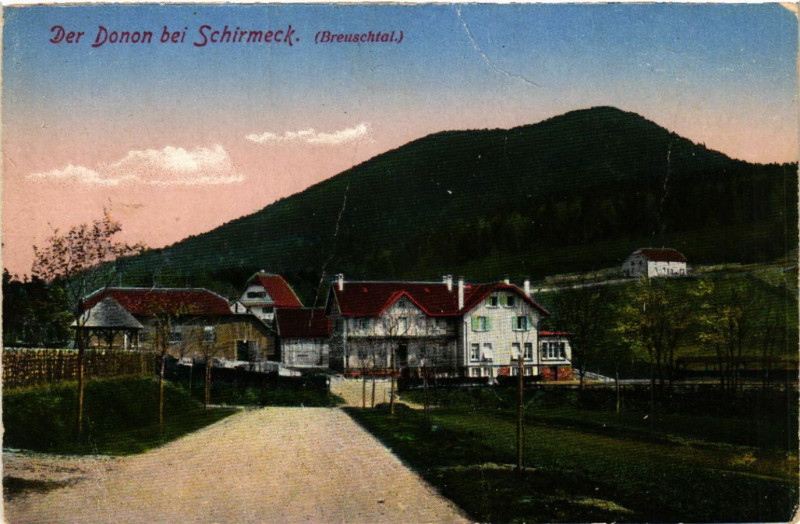 Carte postale ancienne Der Donon b. Schirmeck à Schirmeck