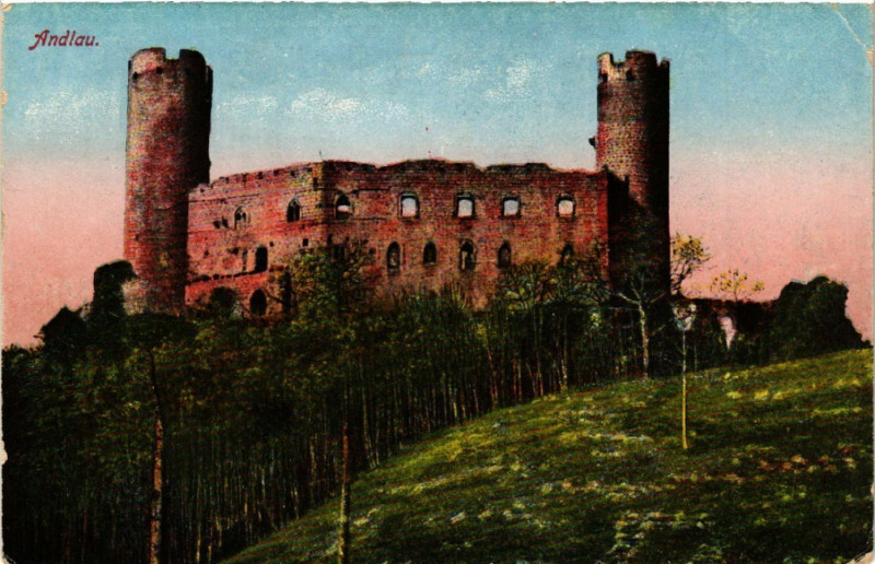 Carte postale ancienne Andlau à Andlau
