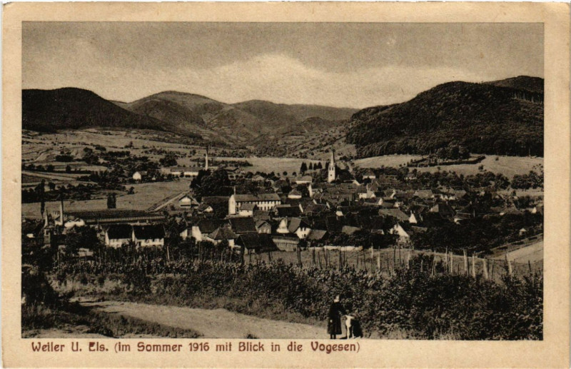 Carte postale ancienne Weiler U. Els