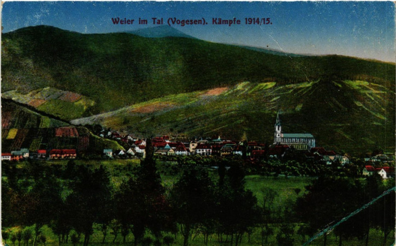 Carte postale ancienne Weier im Tai Kample 1914/15