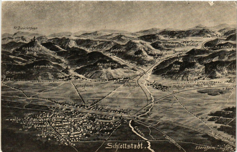 Carte postale ancienne Schlettstadt