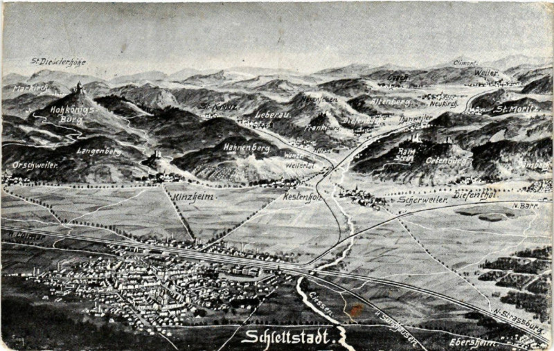 Carte postale ancienne Schlettstadt