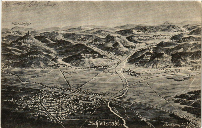 Carte postale ancienne Schlettstadt