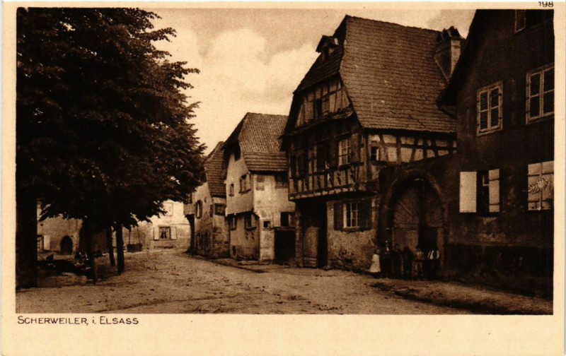 Carte postale ancienne Scherweiler i. Elsass