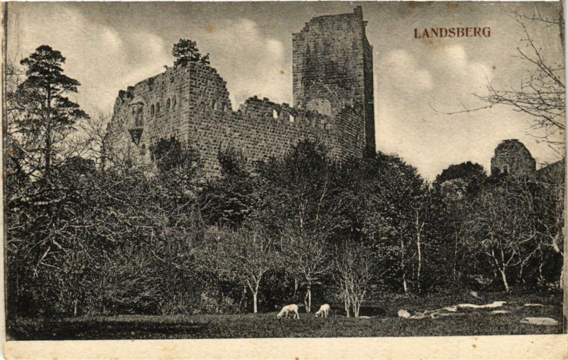 Carte postale ancienne Landsberg à Berg